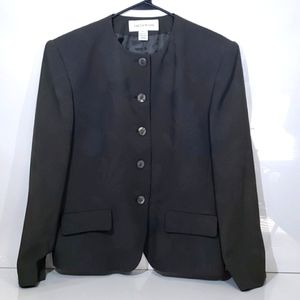 Jones New York  Women's Dark Olive Blazer Jacket Coat Size 16